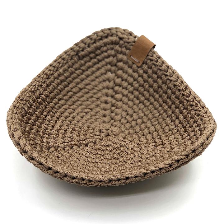 Корзинка плетеная Kenai Ceramics 18см, цвет коричневый