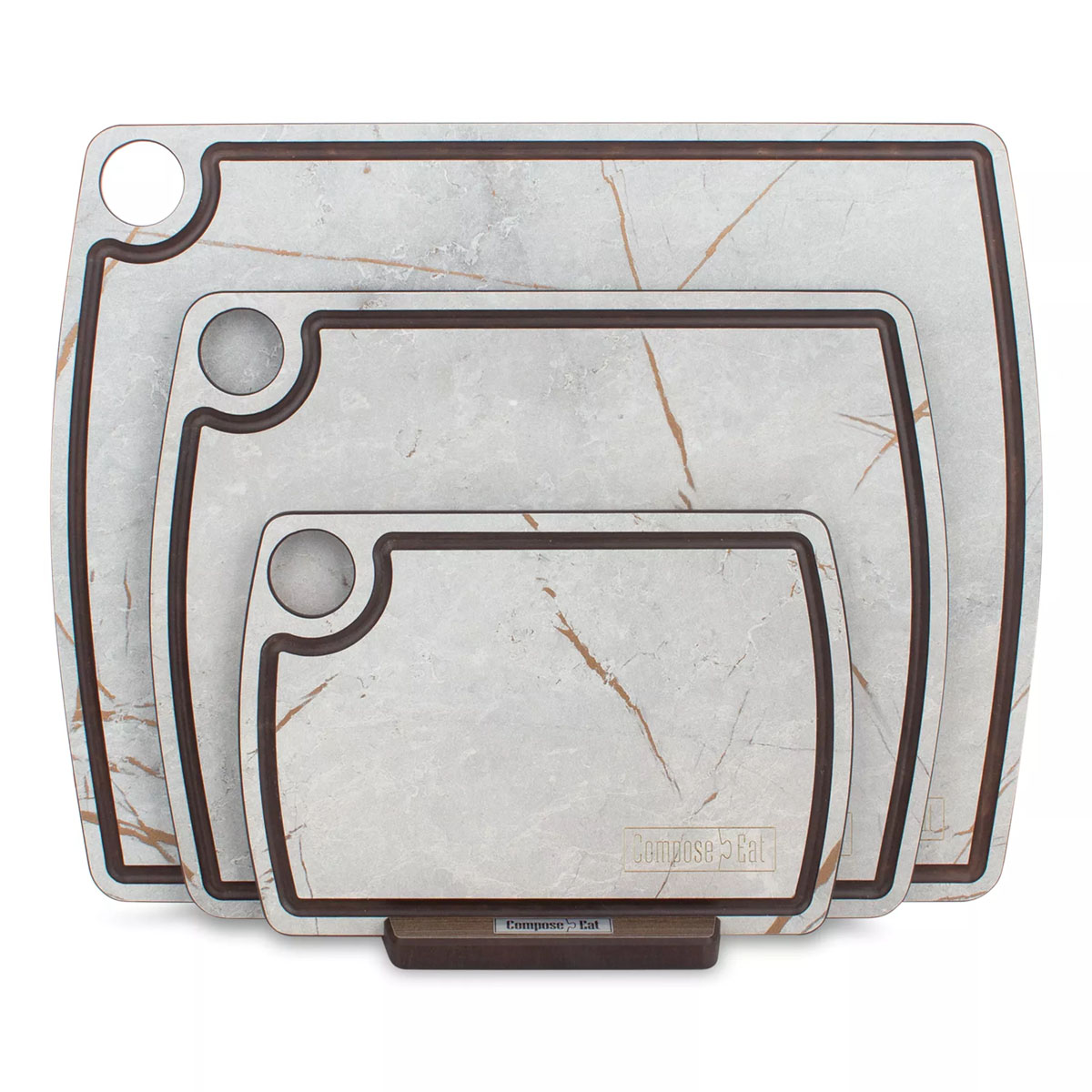 Набор разделочных досок ComposeEat Мраморный Грейс 3шт
