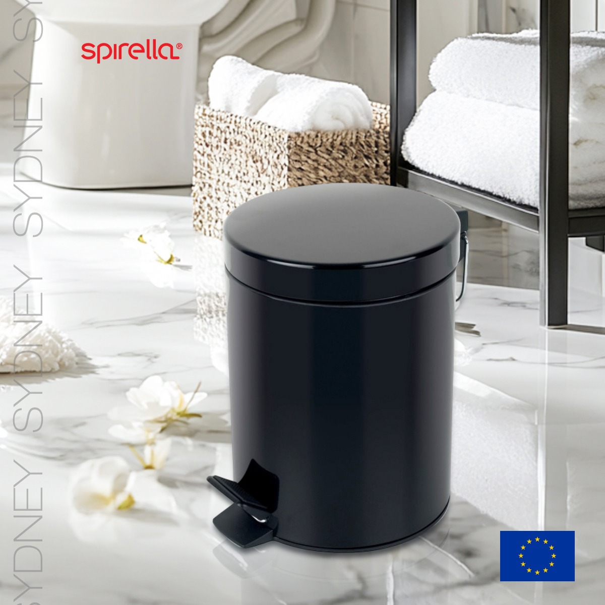 Ведро для ванной Spirella Sydney 5л
