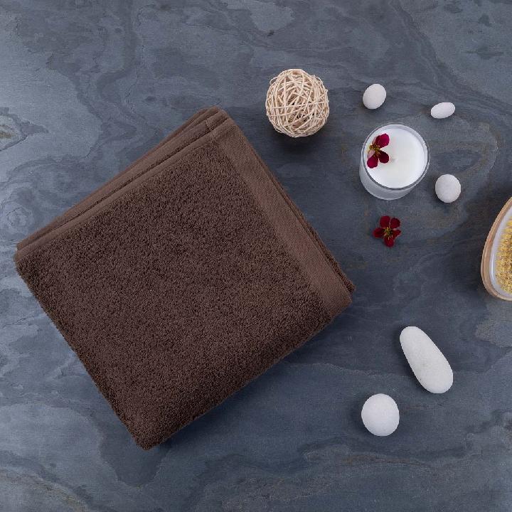 Полотенце махровое Lameirinho Aqua 50x100см, цвет коричневый