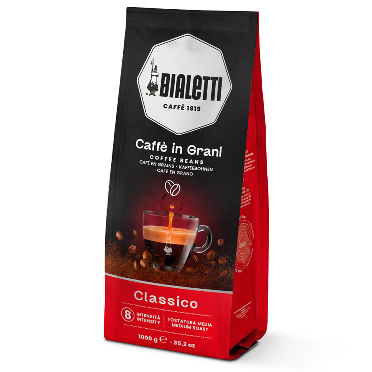 Кофе в зернах Bialetti Caffe in Grani Classico 1000г