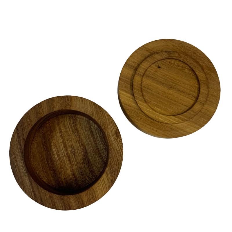 Солонка с крышкой 11см Kenai Ceramics Wood