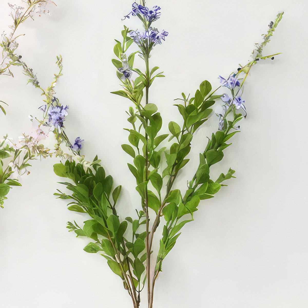 Цветы искусственные FloDecor Шалфей 83см, голубой