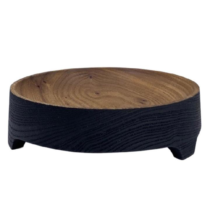 Тарелка на ножках Kenai Ceramics Wood