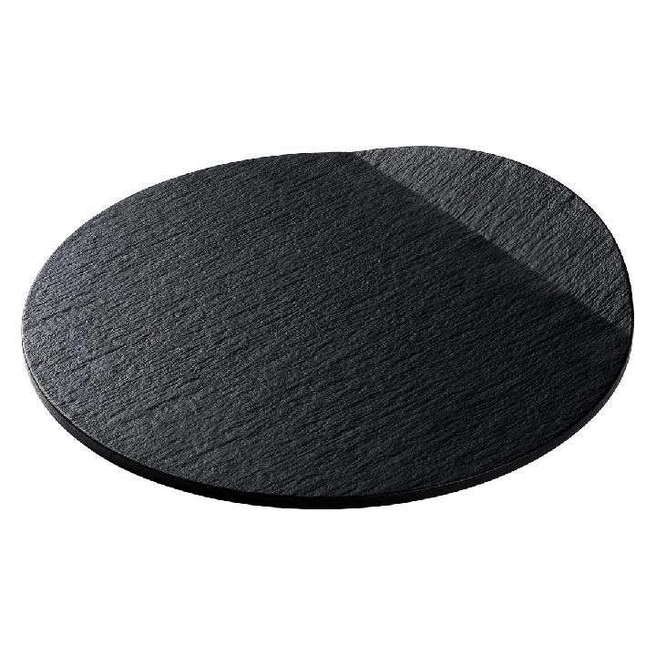 Блюдо для подачи c одним бортом Home Chef Cloud Black 29см