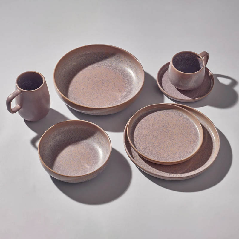 Тарелка плоская 17см Kenai Ceramics Luma, цвет лавандовый