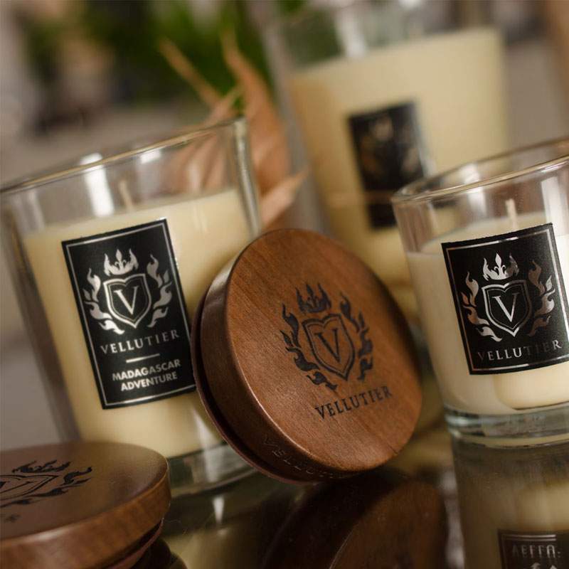 Свеча ароматическая Vellutier Madagascar Adventure 225гр