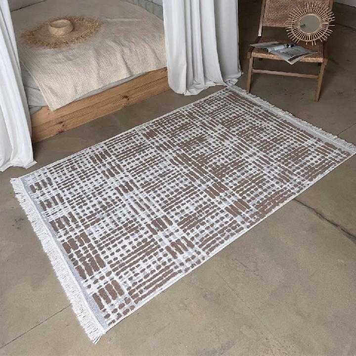 Коврик универсальный Shahintex Skandy 120x180см S022, бежевый