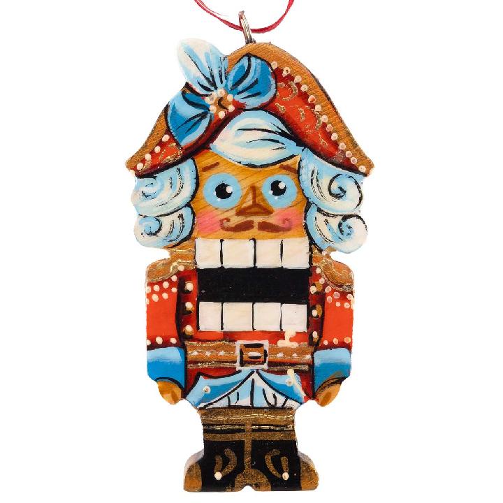 Елочная игрушка Мануфактура подарков Щелкунчик маленький (ручная работа)