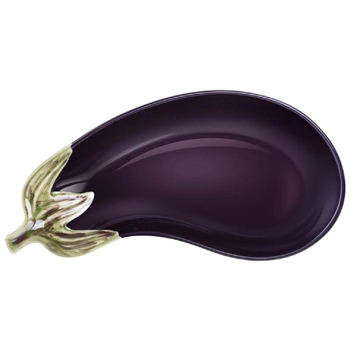 Блюдо сервировочное Lefard Баклажан 24х12х3,5см