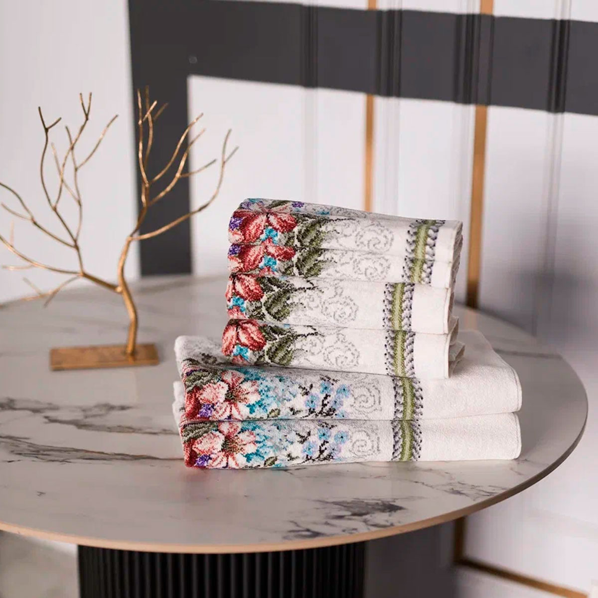 Полотенце Feiler Josephine 75x150см, цвет фисташковый