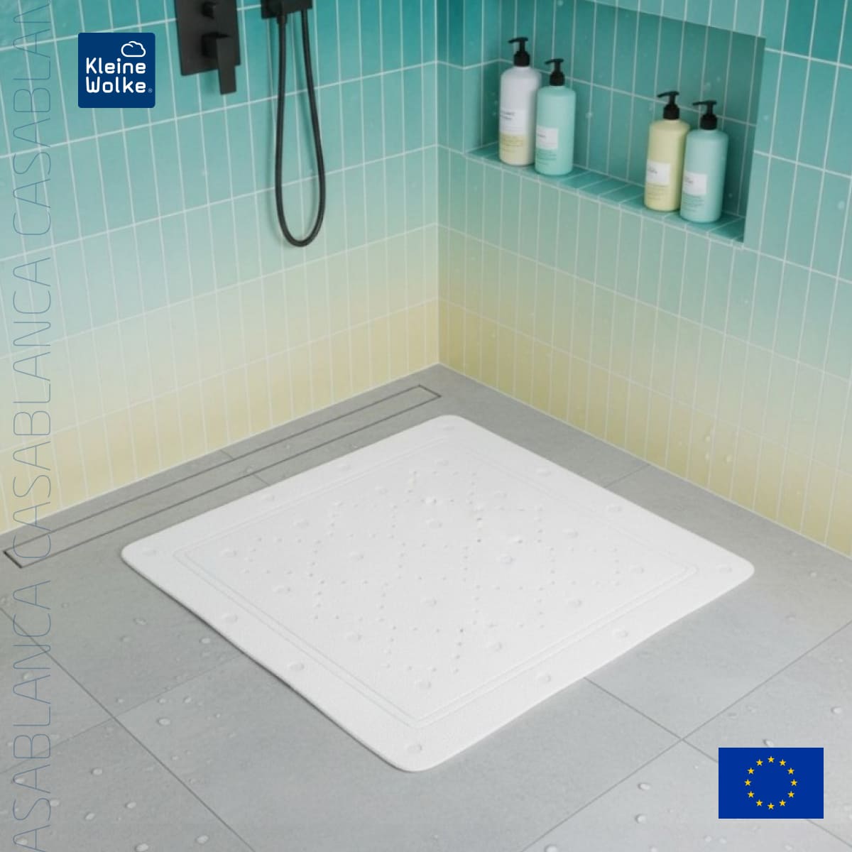 Антискользящий коврик Kleine Wolke Casablanca, белый