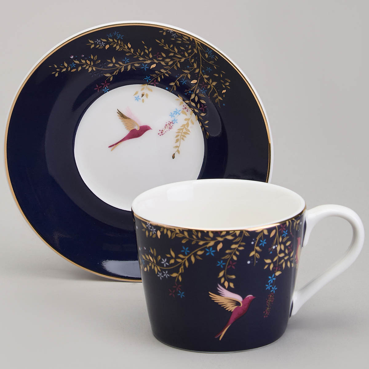 Кофейный набор Lefard Golden Birds 4 предмета на 2 персоны