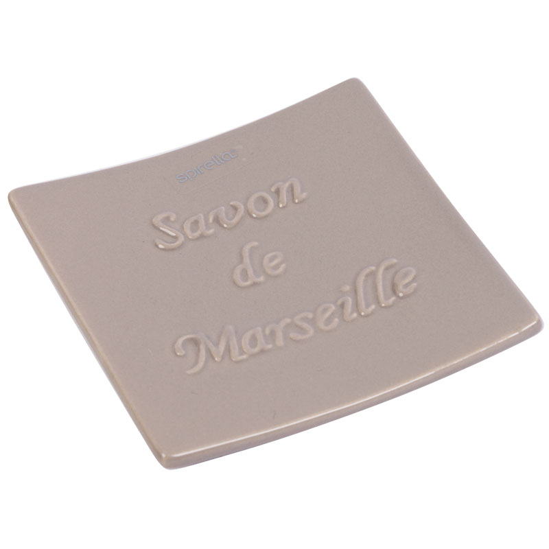 Мыльница Spirella Savon De Marseille, цвет серый