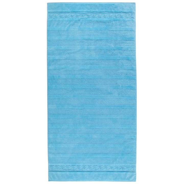 Полотенце махровое Cawo Noblesse 50x100см, цвет голубой