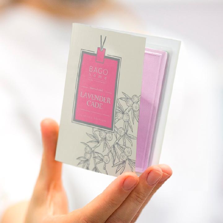 Аромакарточка саше BAGO home Неоклассика Можжевельник и лаванда