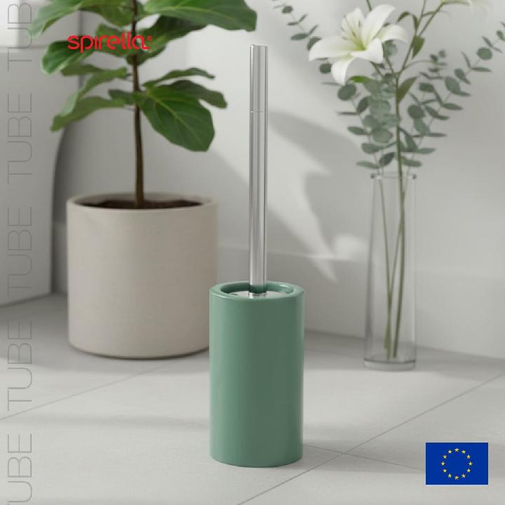 Ерш для унитаза Spirella Tube Moss-Green