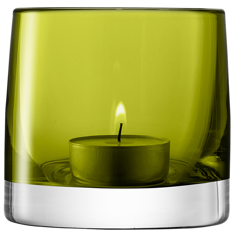 

Подсвечник для чайной свечи Light Colour 8,5 см зелёный, Зеленый