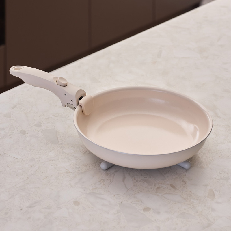 Сковорода с крышкой и съемной ручкой Smart Solutions Smart Ceramic 24см