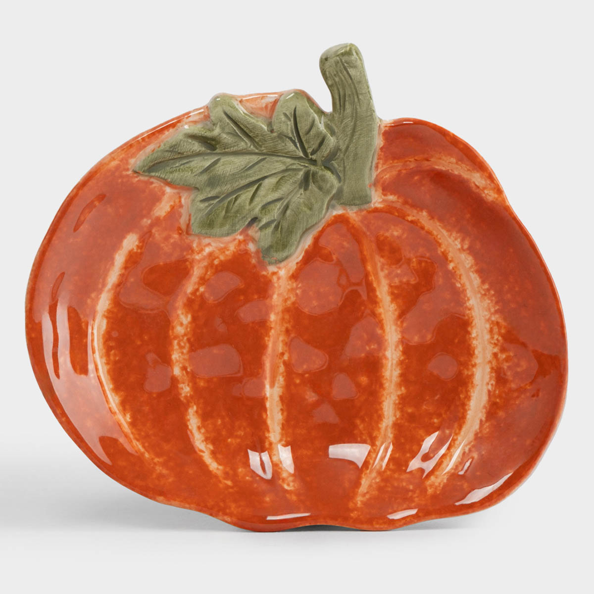 Блюдо Anna Lafarg Bright Pumpkin Тыква с листом 16х14см