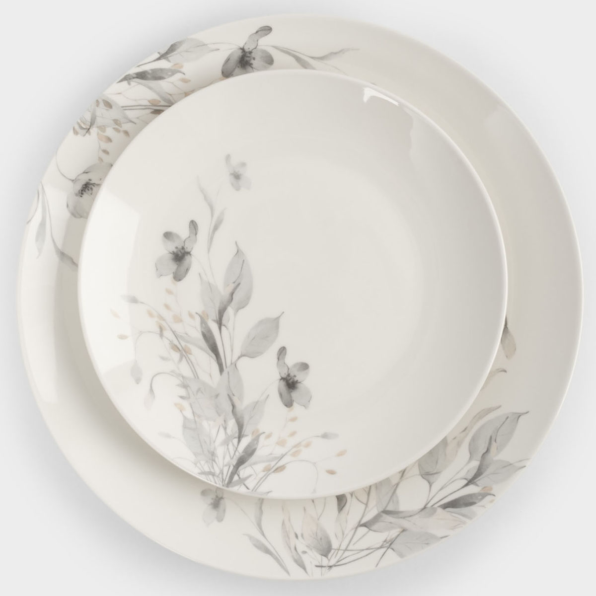 Сервиз обеденный Anna Lafarg Нежные Цветы 18 предметов на 6 персон