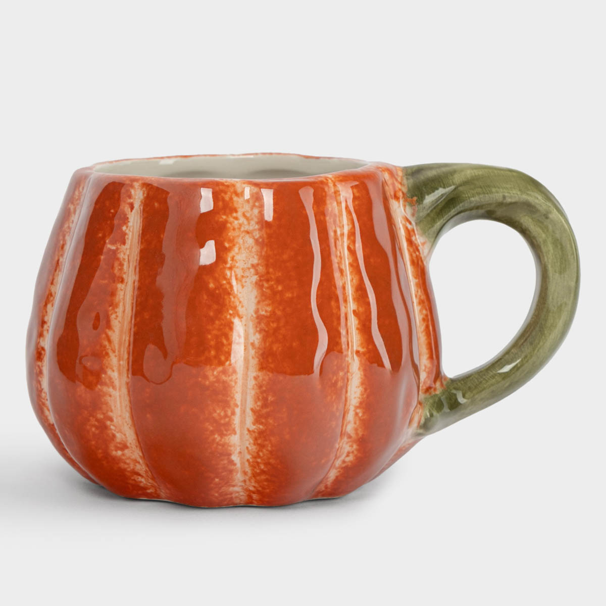 Кружка Anna Lafarg Bright Pumpkin Тыква с листом