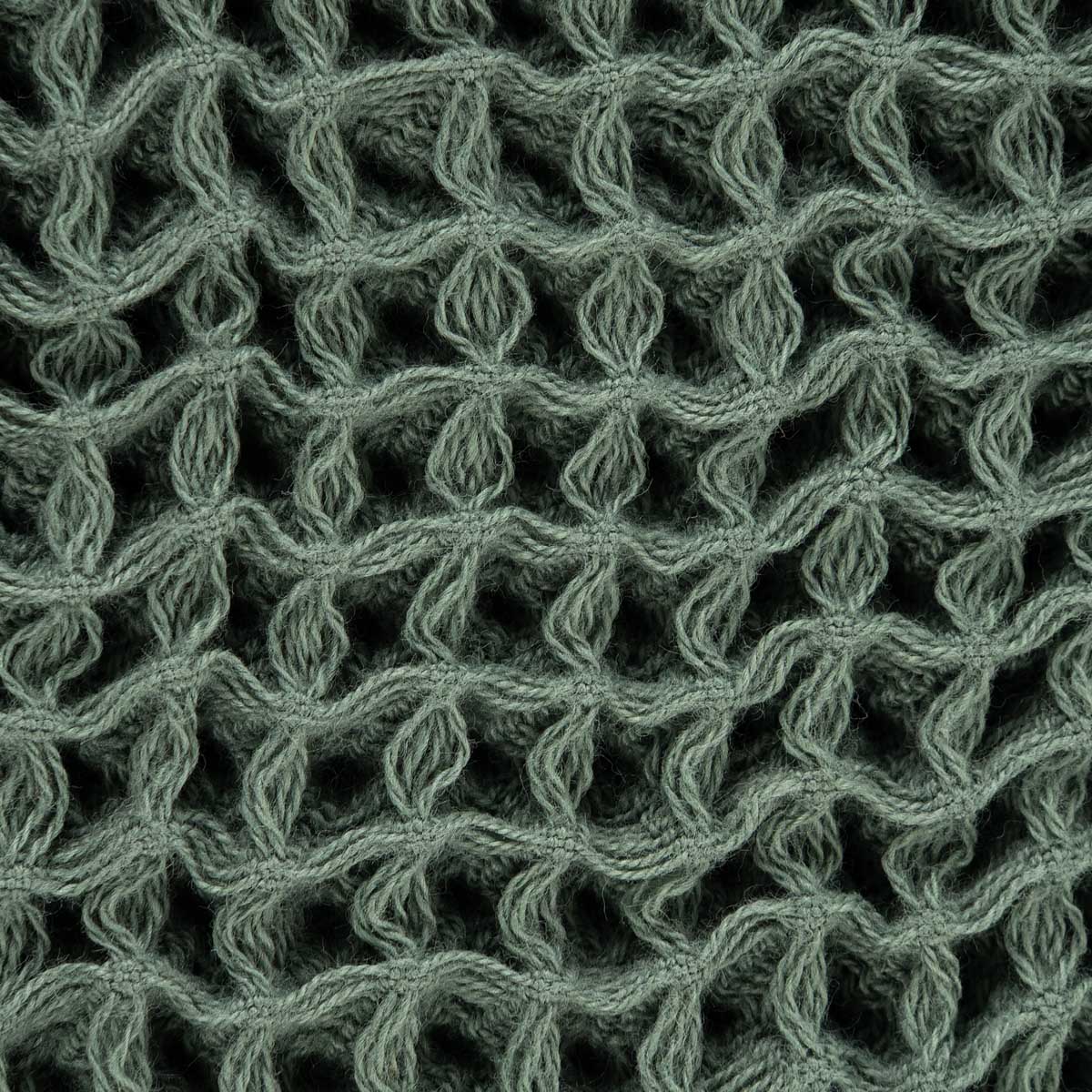 Плед жаккардовый Cleanelly Collection Кальдо, зеленый