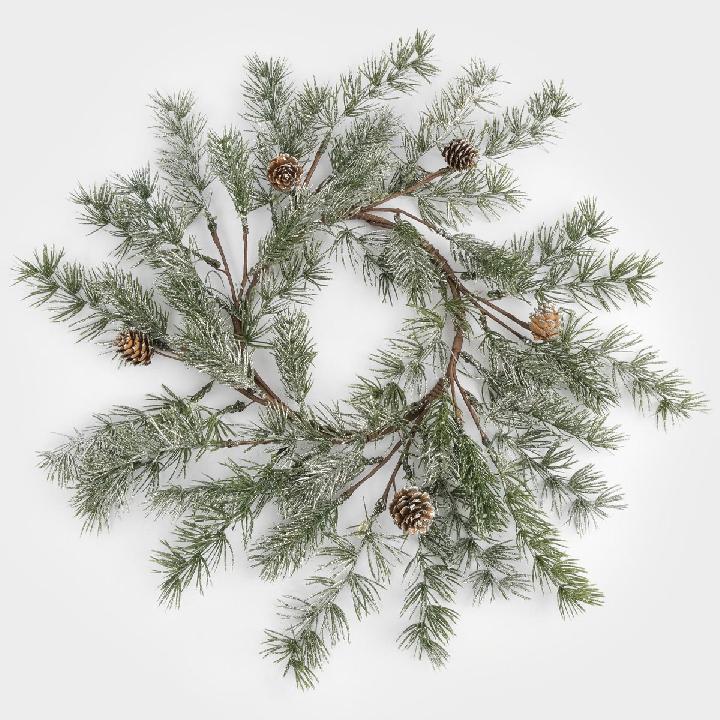 Венок декоративный Anna Lafarg Еловая ветка