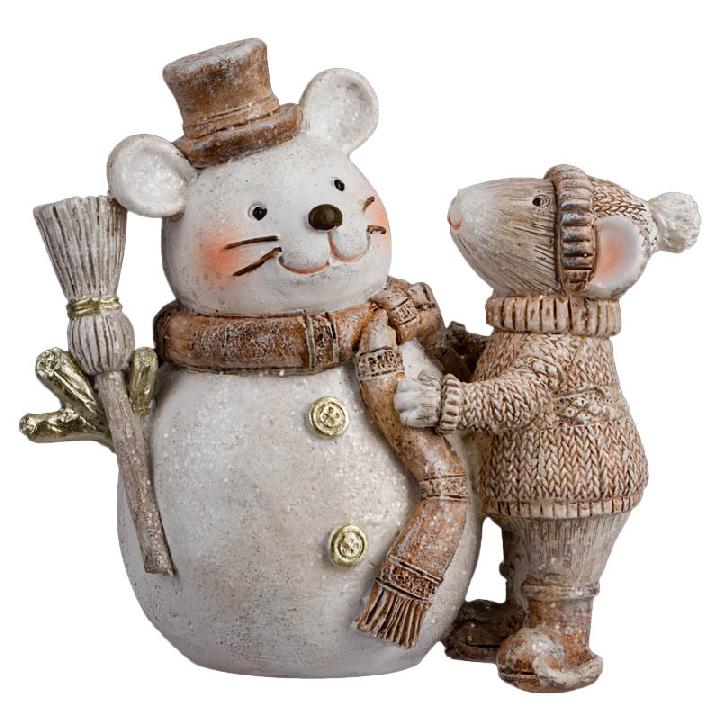 Сувенир ErichKrause Decor Мышиный снеговик 11см