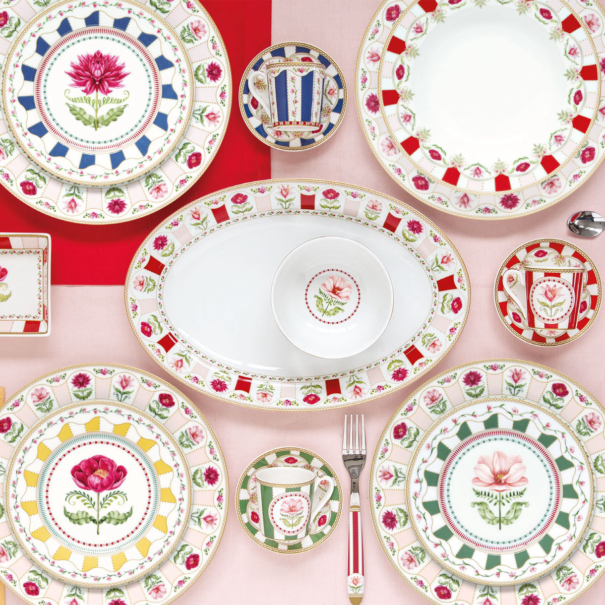 Банка для хранения Easy Life Flowery 18см