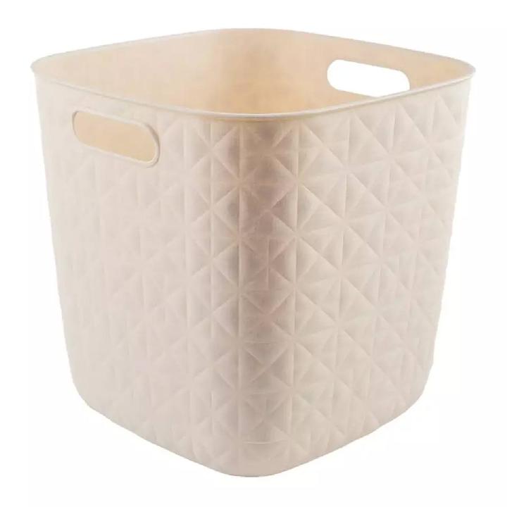 Корзинка квадратная Curver Softex 15л, цвет бежевый