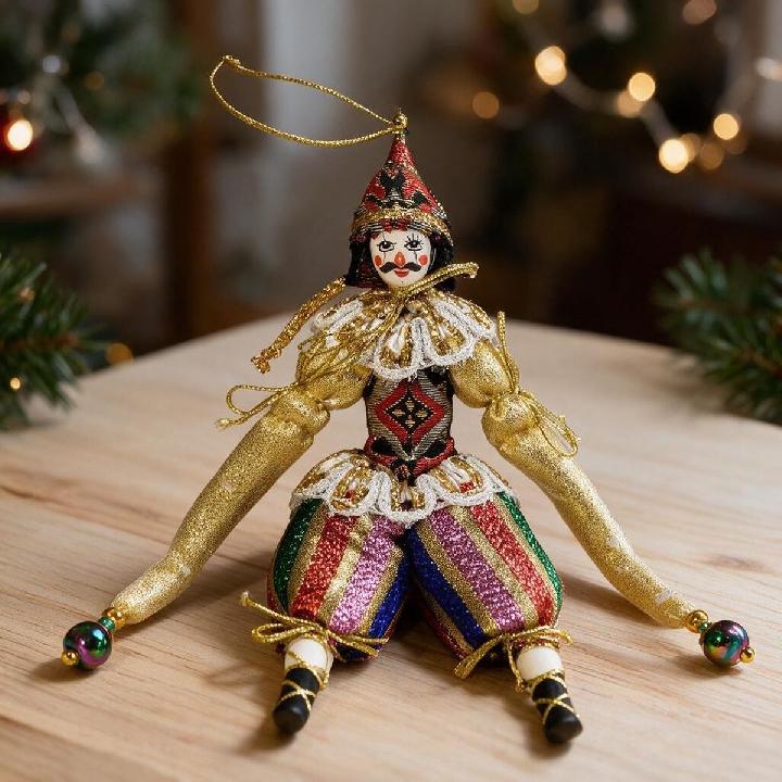 Елочная игрушка Мануфактура подарков Клоун-солдатик