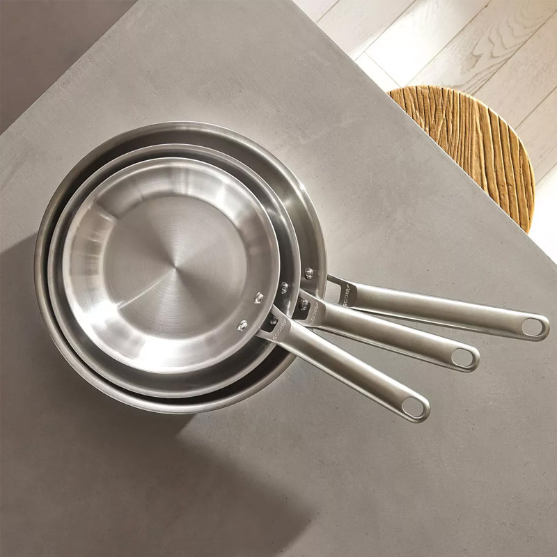 Сковорода индукционная без крышки Arcos Samoa Inox 24см