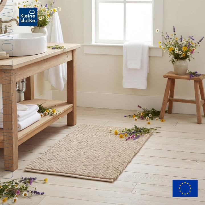 Коврик для ванной комнаты Kleine Wolke Willow 60x100см, серо-коричневый