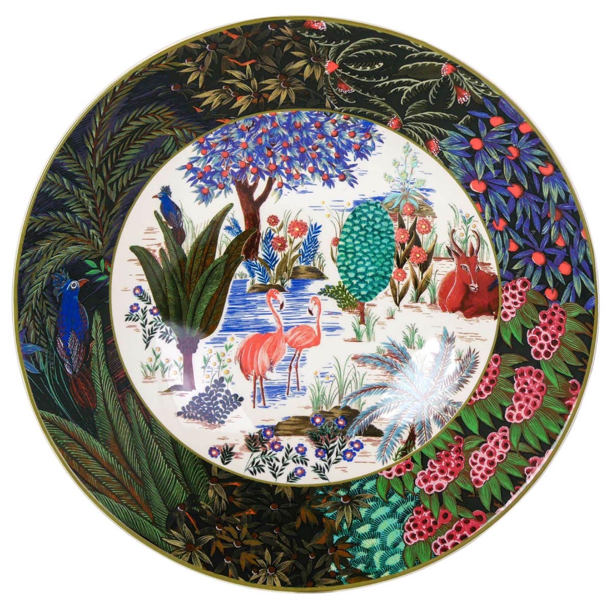 Тарелка для пасты Gien Le Jardin Du Palais 27,4см