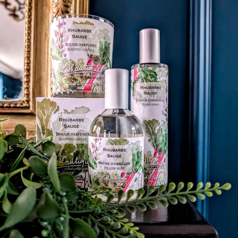 Диффузор ароматический Lothantique Jardin d'aquarelles Ревень И Шалфей 100мл