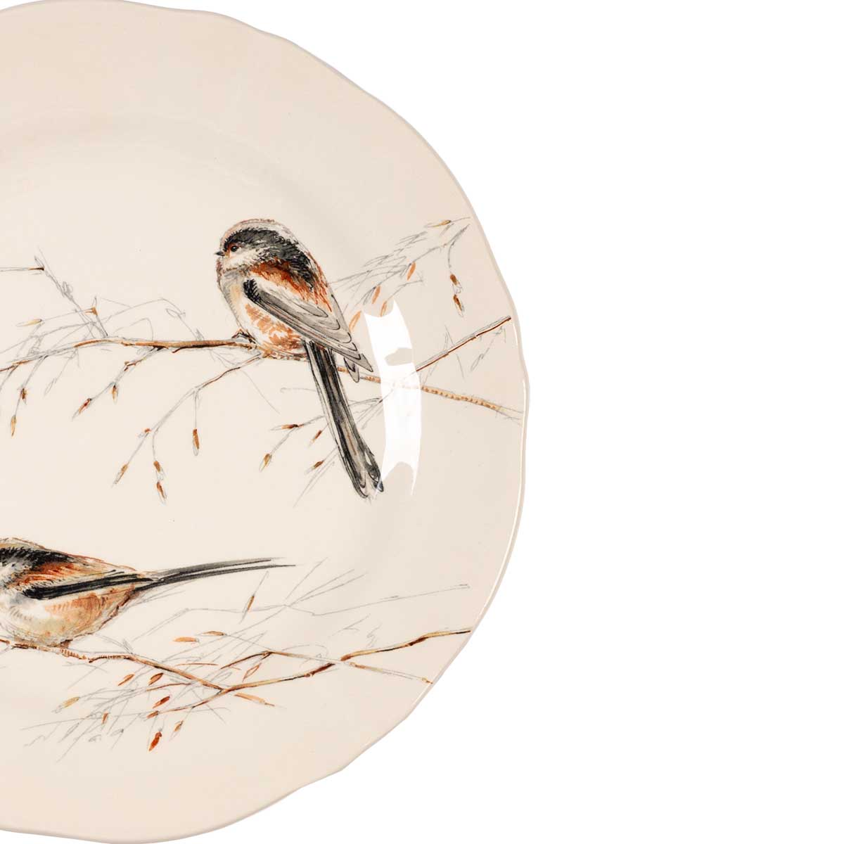Набор тарелок десертных Gien Oiseaux Foret, 4шт