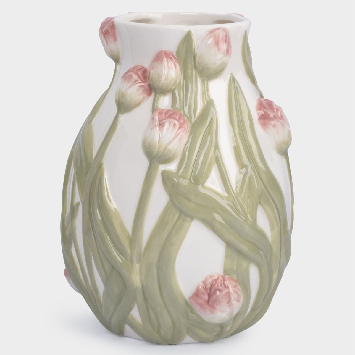 Ваза Anna Lafarg Розовые тюльпаны