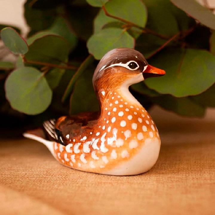 Фигурка декоративная Ярославская Керамическая Мануфактура Уточка Мандаринка