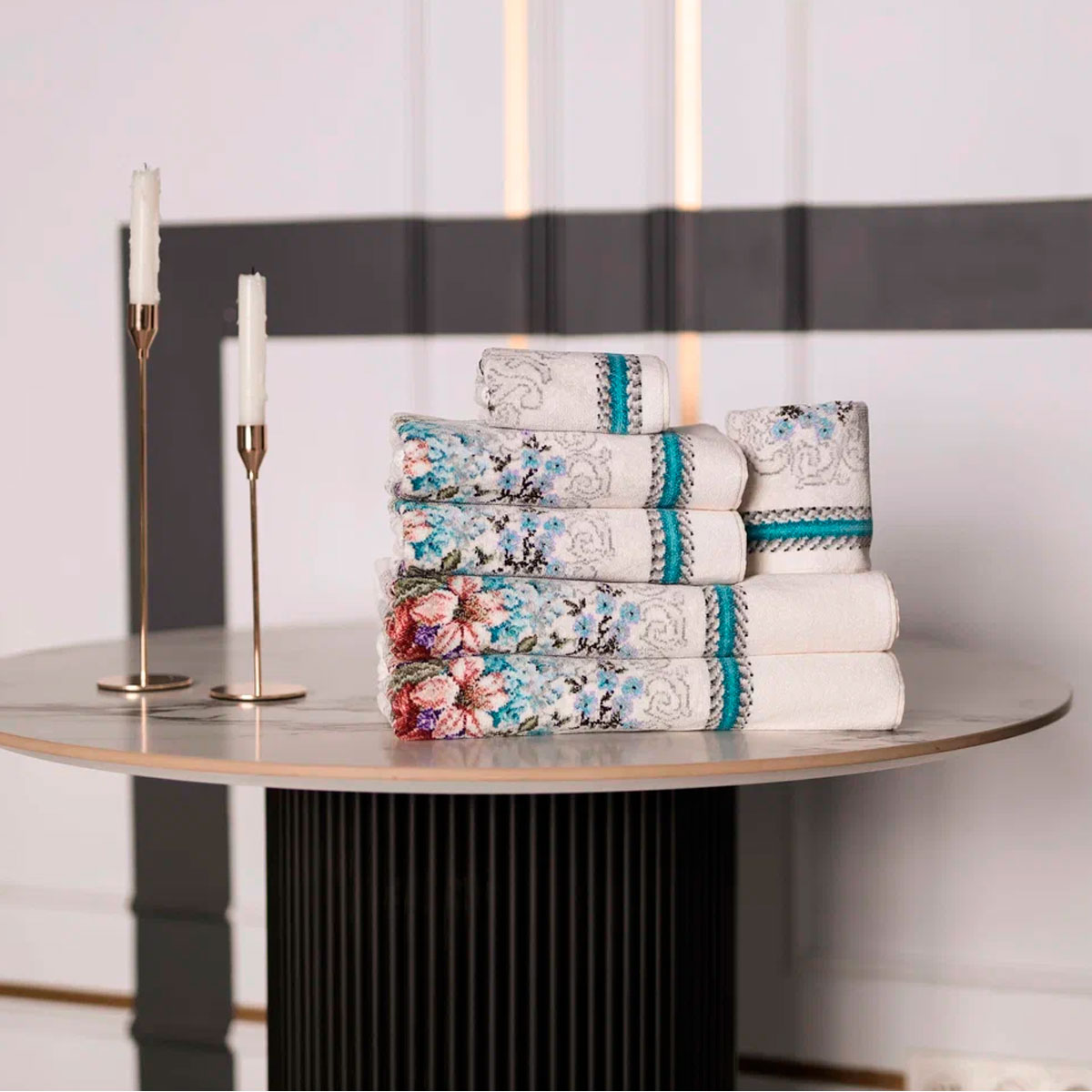 Полотенце Feiler Josephine 75x150см, цвет бирюзовый