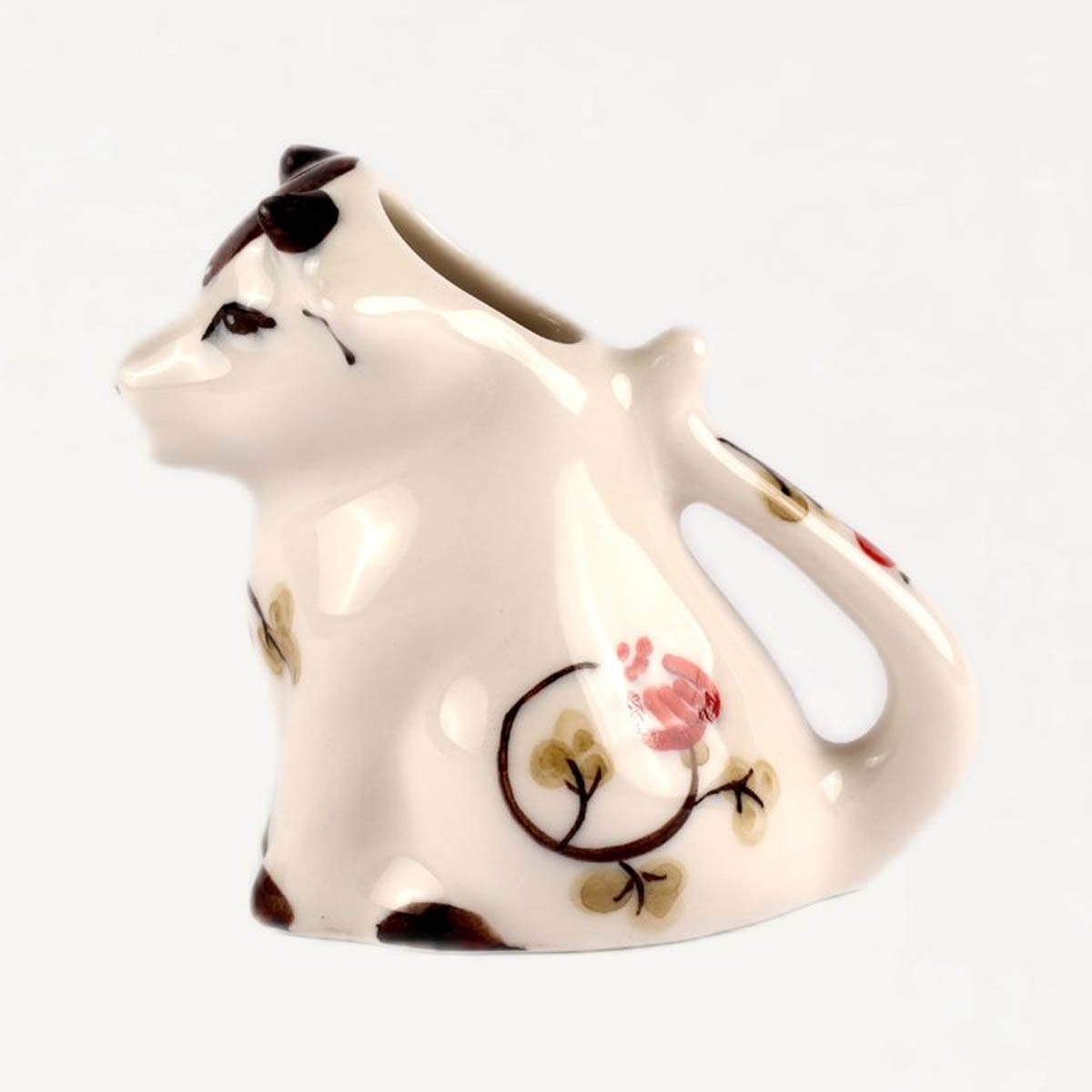 Сливочник Дымов Керамика Шиповник Бычок