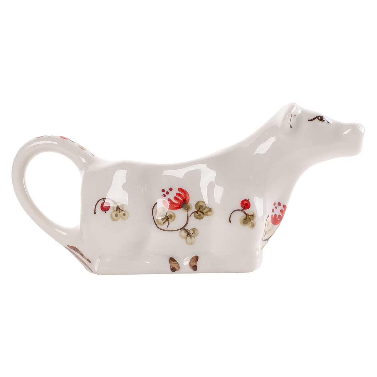 Сливочник Дымов Керамика Шиповник Корова