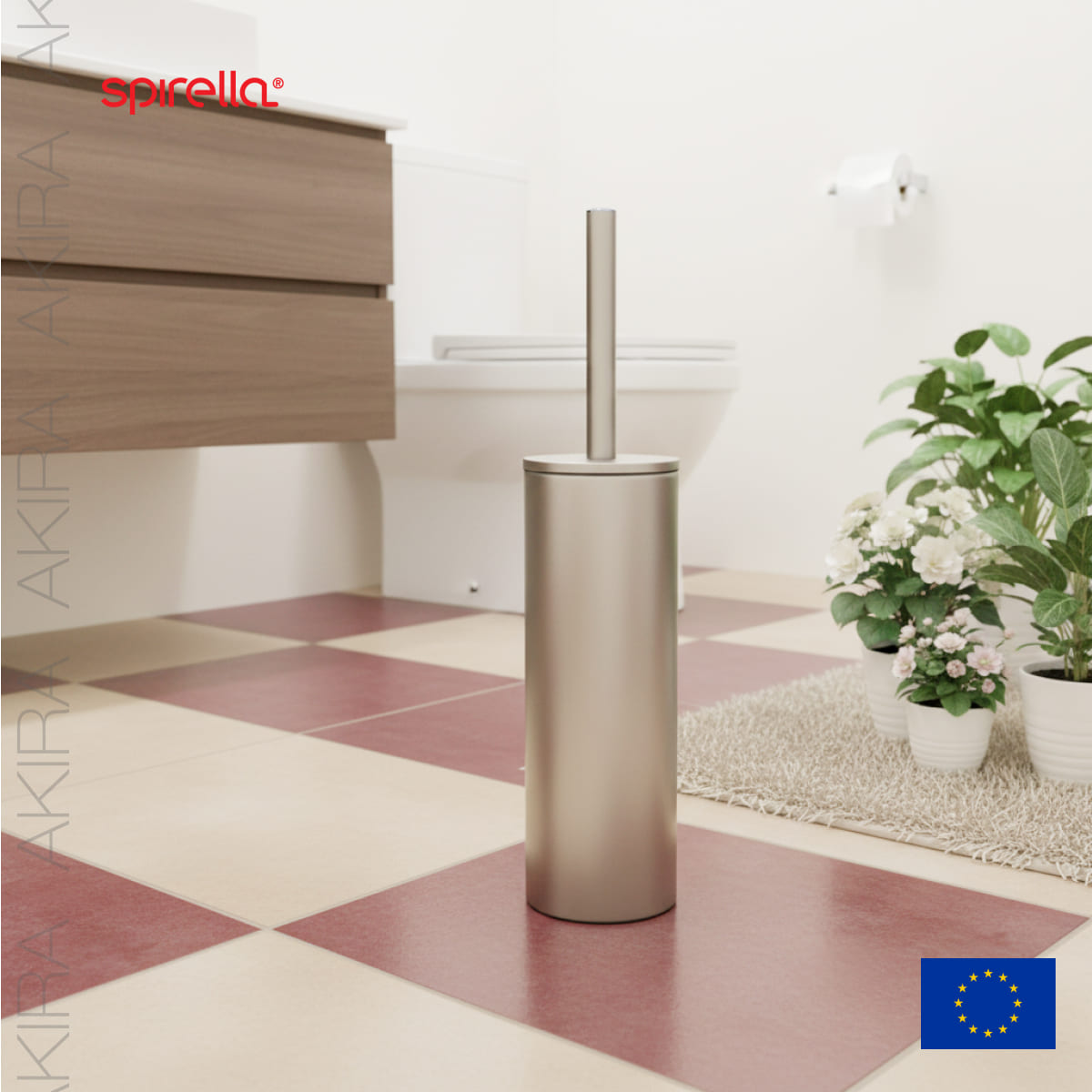 Ерш с подставкой Spirella Akira