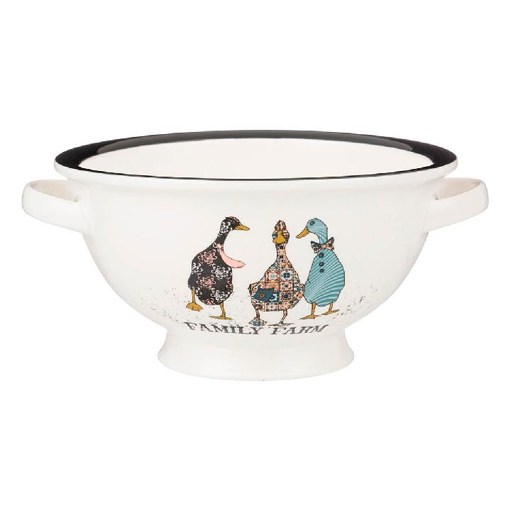 Салатник с ручками Lefard Family Farm 1000мл 21x18x9,5см