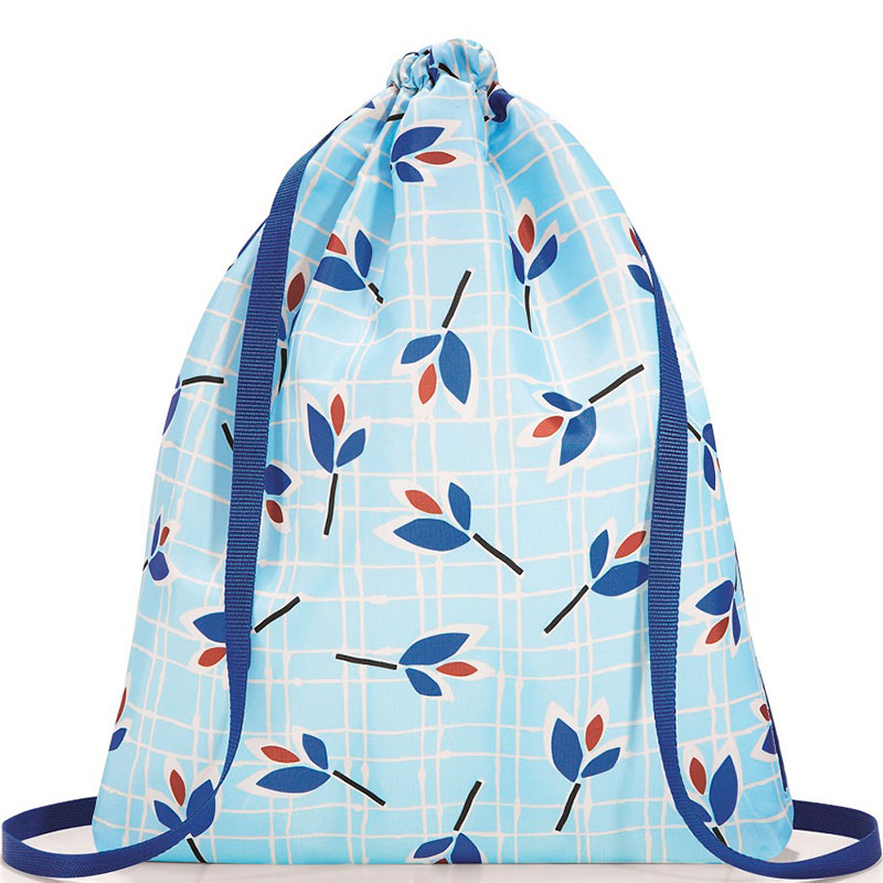 

Рюкзак складной Mini maxi sacpack leaves blue, Голубой
