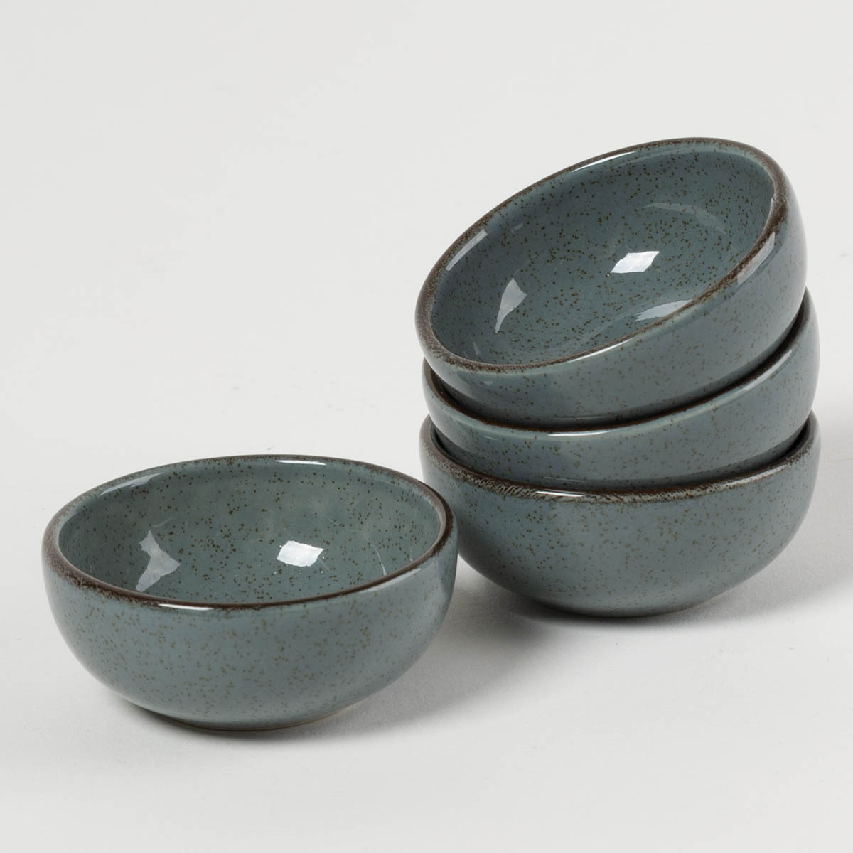 Набор салатников Kutahya Pearl 6см 4шт, синий