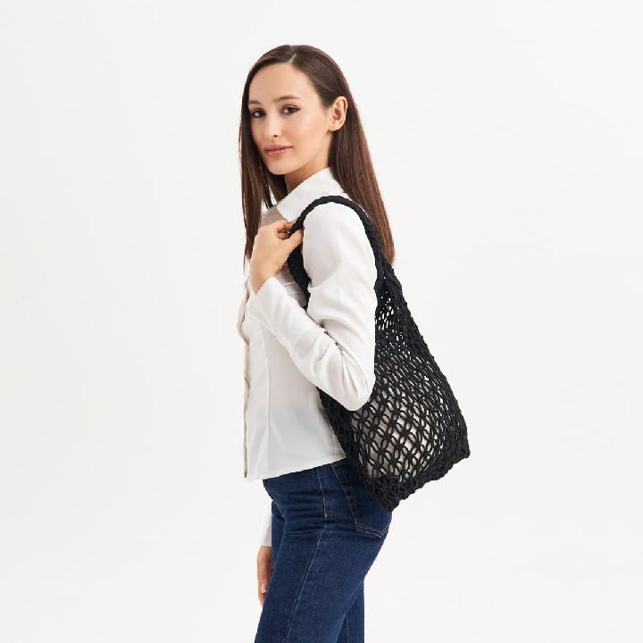 Сумка-шоппер черная Jane's Story