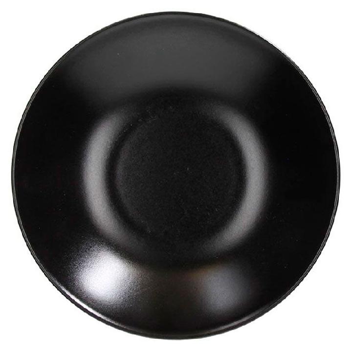 Тарелка суповая Tognana Tatami Nero 22см, черная
