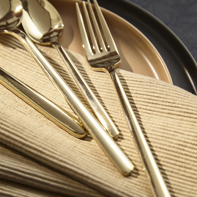 Набор столовых приборов Liberty Jones Pure 24 предмета на 6 персон, глянцевый золотой