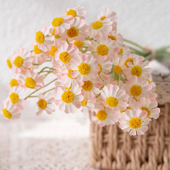 Цветы искусственные FloDecor Маргаритка розовая 34см